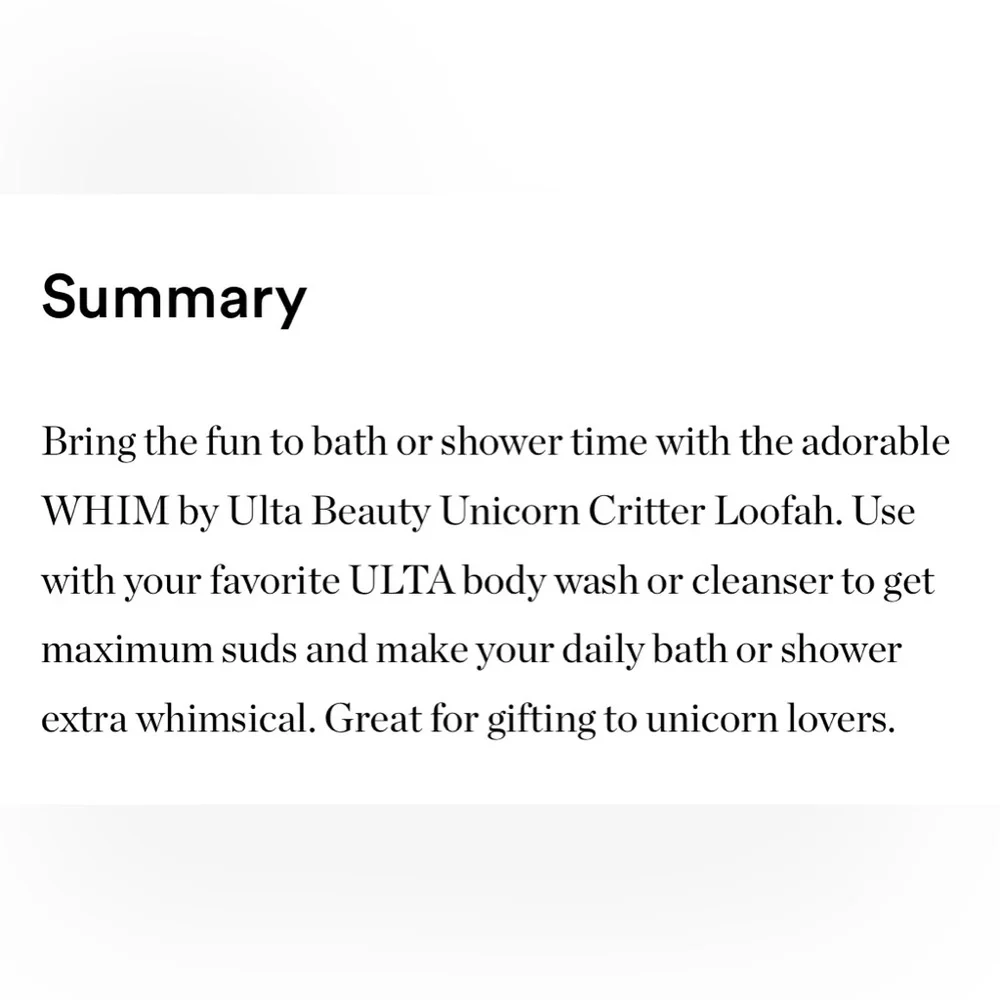 ULTA UNICORN LOOFAH